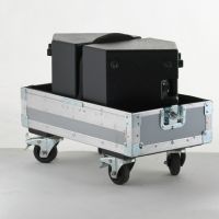 Plateau TV - broadcast - sonorisation - Retour de scene très compact Flycase djecase pour enceinte Djeconcept