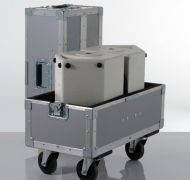 Disponible aussi le flycase pour 4 enceintes Flightcase composite pour Djeconcept Cx 106m