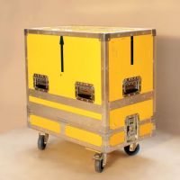 Flightcase composite jaune djecase