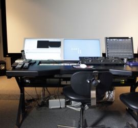 Vue mobilier pour regisseur son studio 3 + video